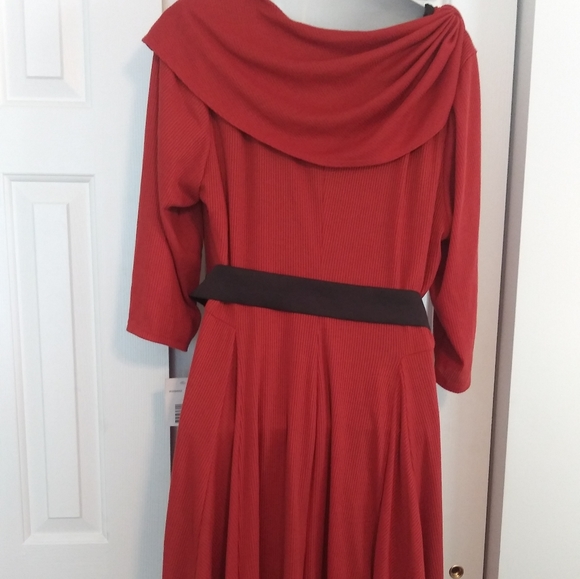 Beautiful burnt orange sweater dress NWT - Picture 2 of 3